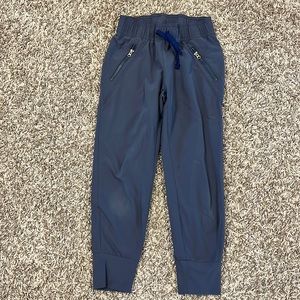 Patagonia Girls Foxglen Joggers - Size Small - Blue/Grey
